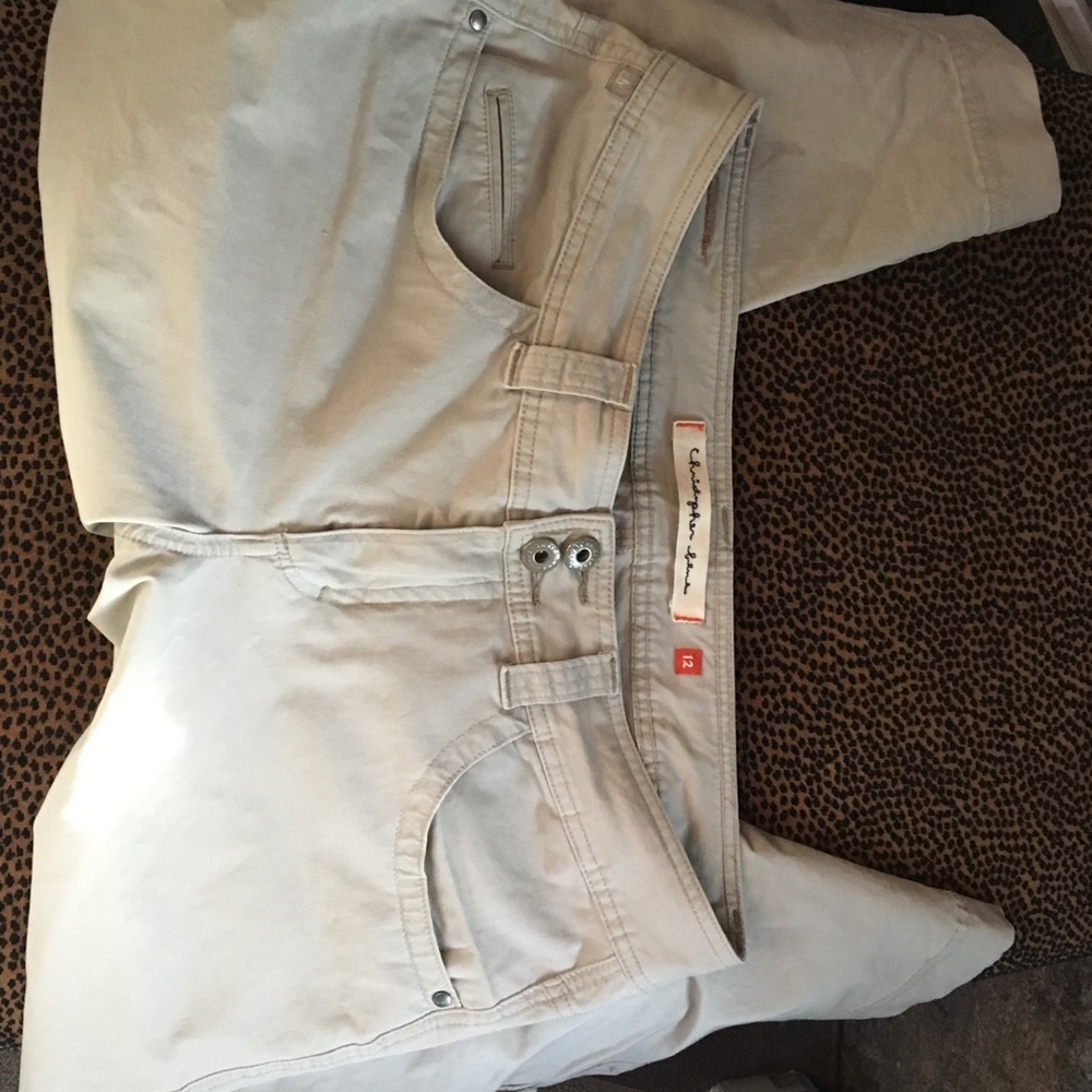 Great Christopher Blue cargo pocket capris!